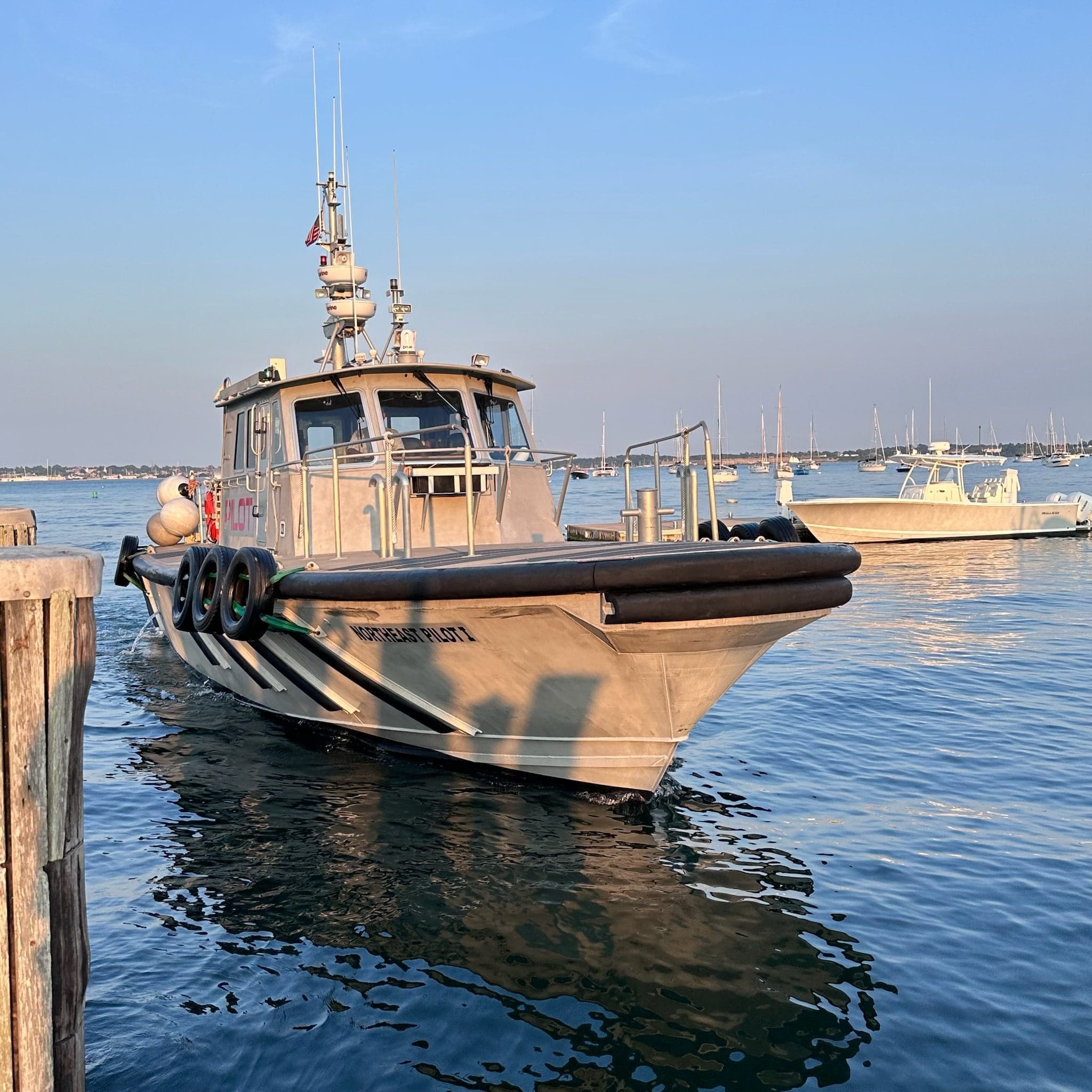 Pilot boat on the water